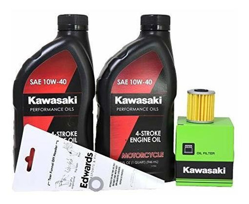 Para Motor: Kit De Cambio De Aceite Kawasaki Kx250f 2011