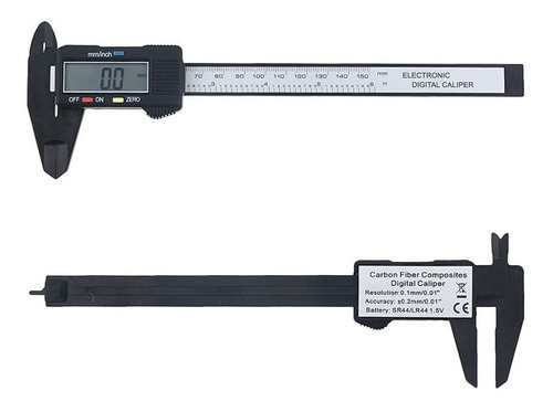 Instrumento Medición Vernier Caliper Micrómetro 150mm Lcd Di