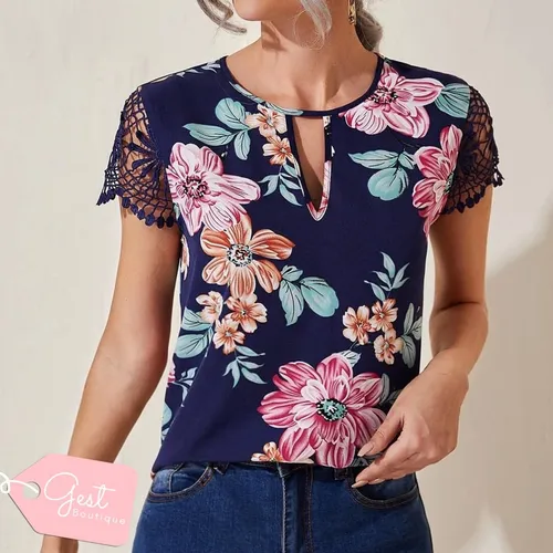 Blusas con encaje para dama new arrivals