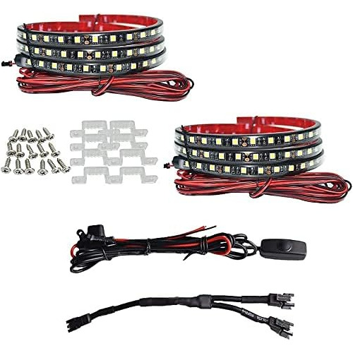 Tira De Luz De Cama De Camión Led Roja De 60 Pulgadas ...