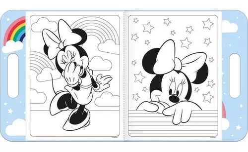 Álbum para Colorir Maleta Minnie 8 Folhas - Minnie - Escolar