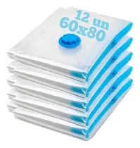 Comprar 12 Saco À Vácuo Organizador 60x80 Coberta Roupa Viagem Mala Grande Edredom Toalha Casa Bolsa A Vacuo