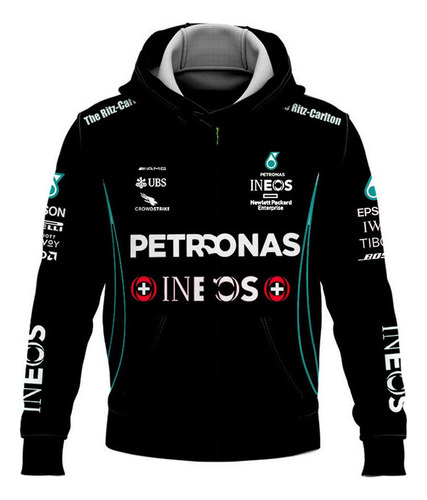 Sudadera Casual Con Capucha Mercedes Benz Keto F1 Petronas M