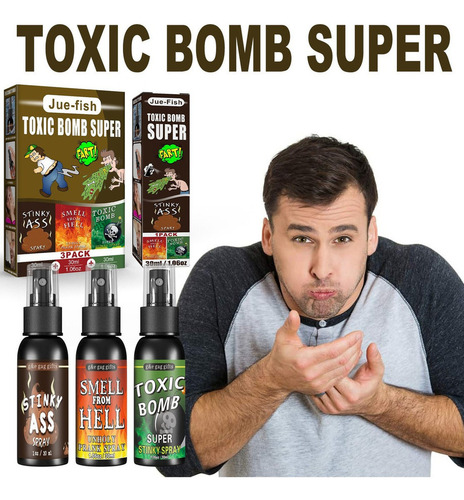Novidades Líquido Peido Mordaça Prank Piada Spray Pode Feder
