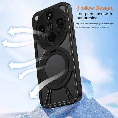 Funda Para Oppo Find X8 Pro X8s+ X8ultra Find X7 X8 Ultra, Carcasa Trasera De Aleación Dura Con Forma De Anillo Con Soporte Magnético