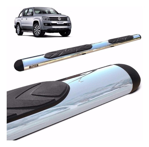 Estribos Maxi Oval Cromado Bepo Brasil Volkswagen Amarok