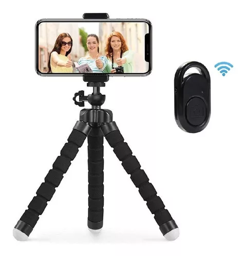 Trípode flexible selfie soporte para celular o camara