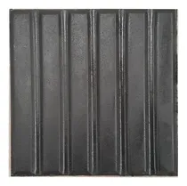 Comprar Mosaico Vereda De 6 Vainillas Negra 20x20 Calcareo Por M2