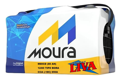 Bateria Moura M80cd - Baterias Liva