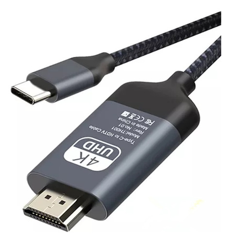 Cable Adaptador Usb Tipo C A Hdmi 4k@60hz De 1.8 Metros