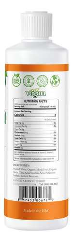 Gotas Edulcorantes Líquidas De Monk Fruit Y Stevia
