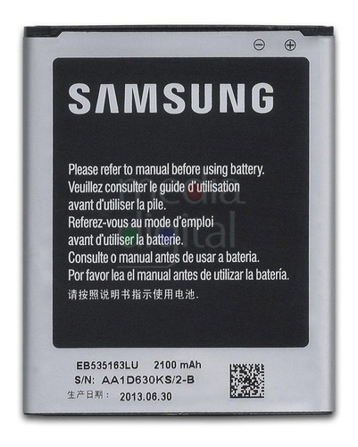 Bateria Samsung Eb535163lu I9082 3pines Nueva Sellada Garant