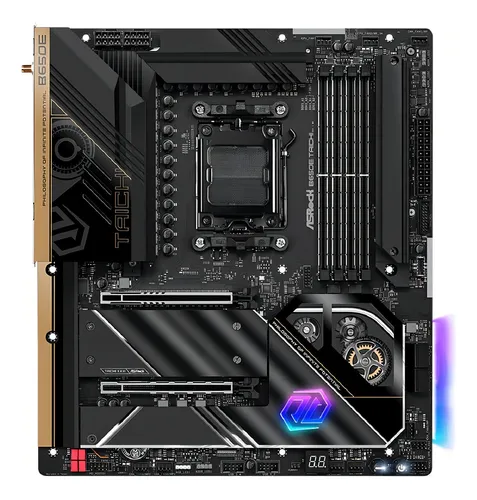 Placa madre Asrock B650e Taichi Wifi B65 Amd Am5 DDR5, color negro