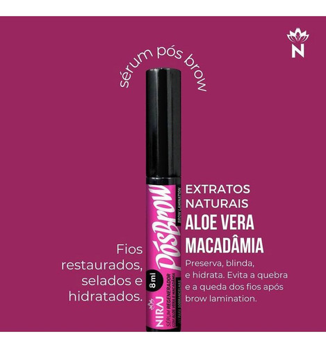 Pós Braw Sérum Regenerador Com Macadâmia P/sobracelhas 8ml