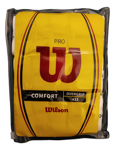 Pro Overgrip De Wilson 15 Piezas Blanco