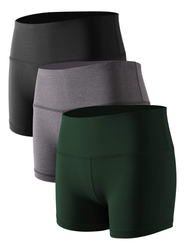 Cadmus - Shorts Elásticos De Cintura Alta Para Mujer, Pant.