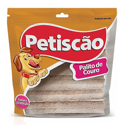 Osso Cães Petiscão Palito De Couro 10mm - 1kg