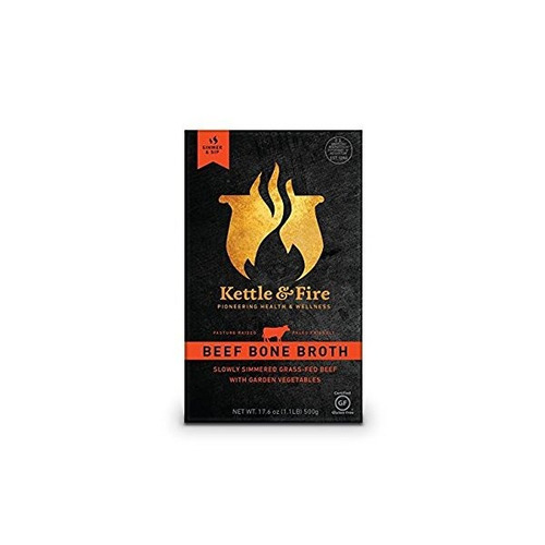 Beef Bone Broth Por Hervidor & Fire - 100% Alimentado Con Pa