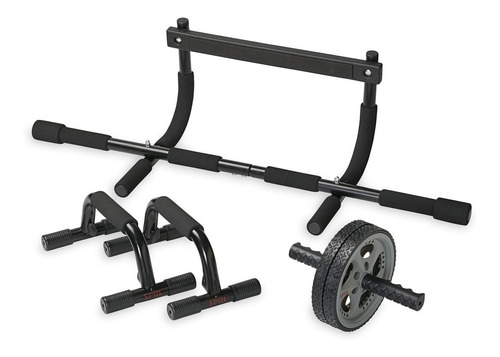 Set Entrenamiento Spri / Rueda Abs / Push Up Bar / Dominadas