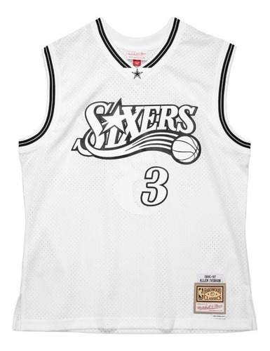 Mitchell And Ness Jersey W Philadelphia 76e Allen Iverson 00