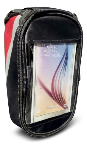 Maletín Porta Celular-llaves Impermedable Velcr Roadmaster  