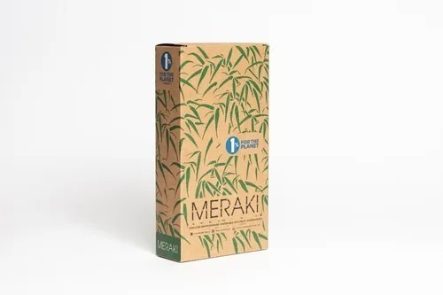 Imagen 7 de 7 de Cepillo De Dientes De Bambú Biodegradable Meraki Caja X 12 U Dureza Niños