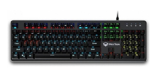 Teclado Gamer Profesional Qwerty Meetion Mk007 