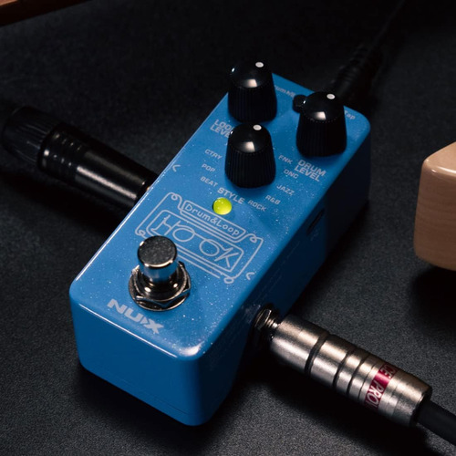 Pedal Nux Ndl-3 Hook Drum & Loop Mini Loooper, Grabación De