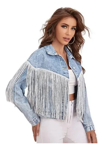 Chamarras vaqueras para mujer sale