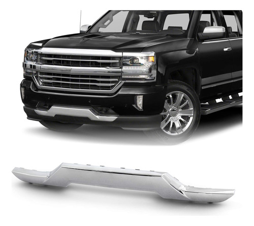 Para Chevy Silverado Parachoque Delantero Negro Barra Modelo