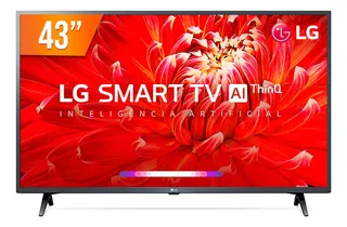 Smart Tv Led 43 Fhd LG 43lm6370psb Thinq Ai 3 Hdmi 2 Usb