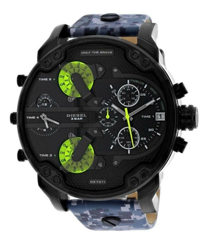 Reloj Diesel Mini Daddy Dz7311 De Acero Inox. Para Hombre