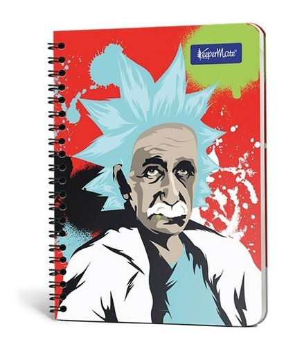 Cuaderno Argollado  Cuadriculado Pasta Dura  Einstein