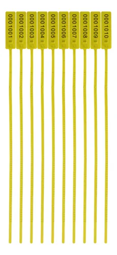 comprar Lacre De Segurança Numerado  31cm 250un Personalizado Malote