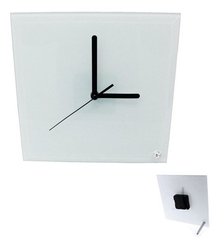 Reloj De Pared Para Sublimación De Vidrio Cuadrado