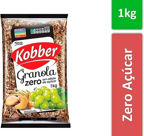 Granola Kobber Zero Cereais Zero Acucar Pacote De 1kg