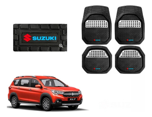 Tapetes 4pz Charola 3d Logo Suzuki  Ertiga Xl7 2020 A 2024