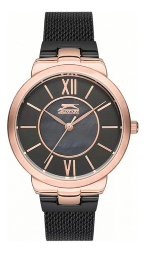 Reloj Mujer Slazenger Sl-9-6171-3-02 /jordy Color de la correa Negro