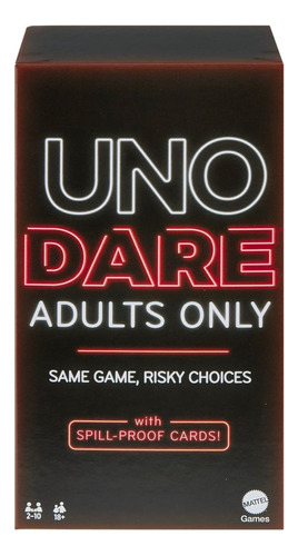 Cartas Uno Dare Only Adults Juego Para Adultos 18+ Desafios 