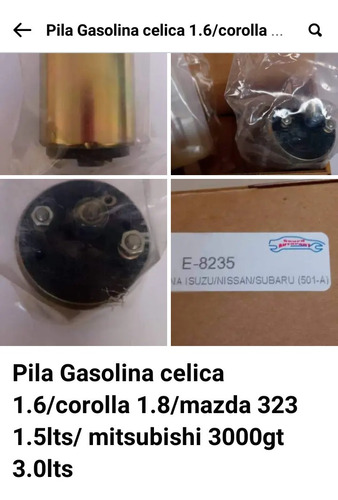 Pila Gasolina Toyota Celica /corolla /mazda /mitsubishi