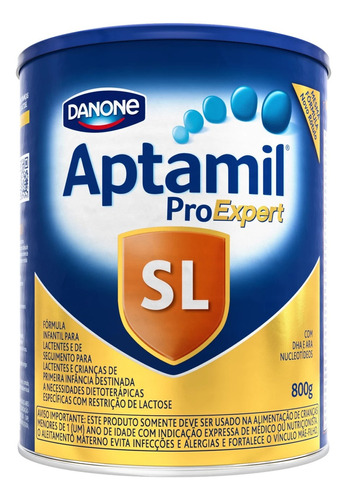 Fórmula infantil em pó sem glúten Danone Aptamil ProExpert SL en lata - Kit de 4 de 800g - 0  a 12 meses