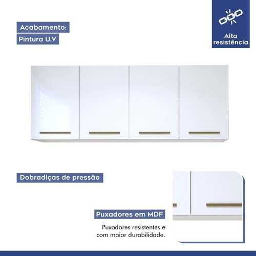 Lavanderia Modulada 2 Armários Aéreo Guarapari