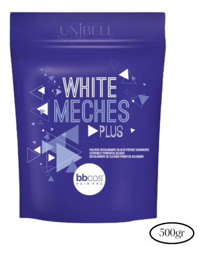 Imagen 3 de 3 de Polvo Decolorante White Meches Plus Bbcos 500gr