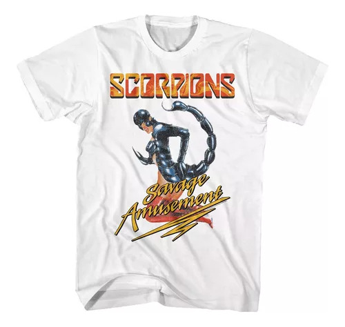 Remera Camiseta Scorpions Album Savage Amusement Infantil