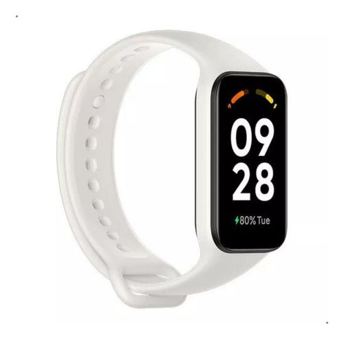 Funda negra de ABS para Xiaomi Redmi Redmi Band 2 Sport 147 de 43 mm, pulsera blanca como el hielo y arco de plástico negro