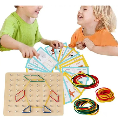 Tablero Didáctico Con Bandas Para Trabajar Patrones Niños