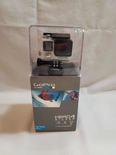 Cámara Gopro Hero 4 Silver Con Pantalla Touch Y Accesorios.