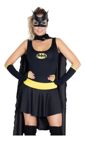 Disfraz Halloween Batichica Mujer Heroina Super Heroes