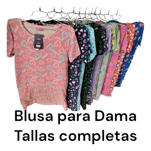 Trío De Blusas Para Dama Estampada ( 3 Unidades) 