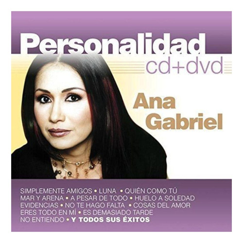 Ana Gabriel - Personalidad (cd+dvd) | Cd
